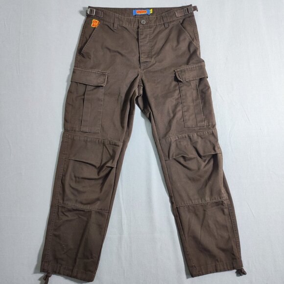 Empyre Relax cargo pants men's / youth sz 28 chocolate brown colour skate border - Picture 1 of 14
